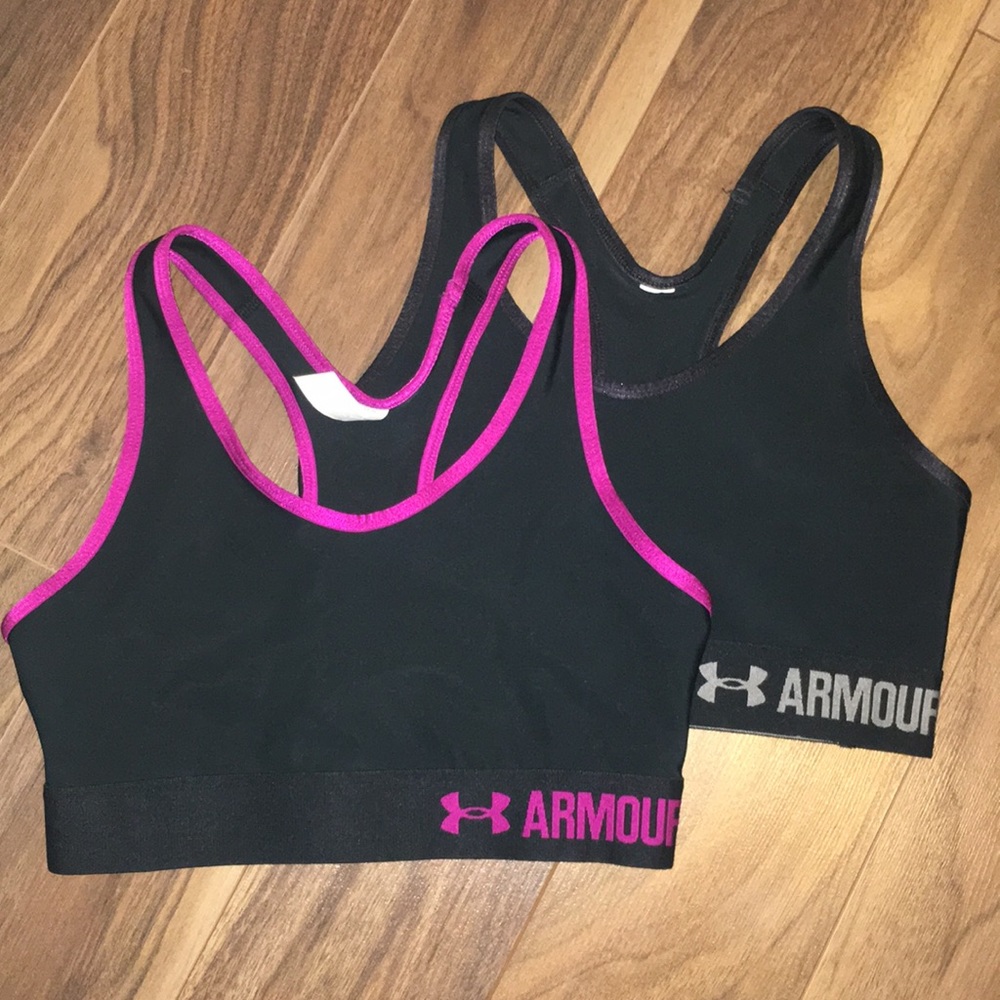 2 Under Armour sports bras